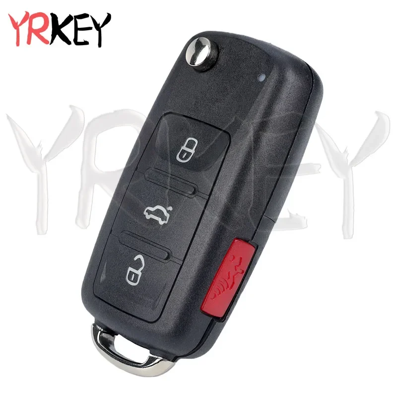 Car Folding Flip Key Case for VW Volkswagen Passat CC Tiguan Golf Mk6 for SEAT Car Key Housing for Skoda Octavia 5K0837202AD