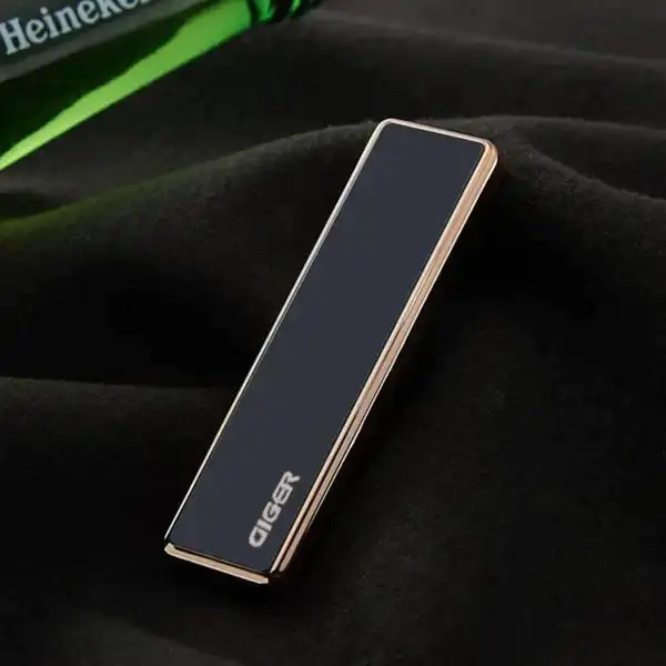 Flameless Electric Plasma Arc Lighter Metal Windproof Waterproof USB Rechargeable Dual Arc Lighter Creative Gift Silent Lighter