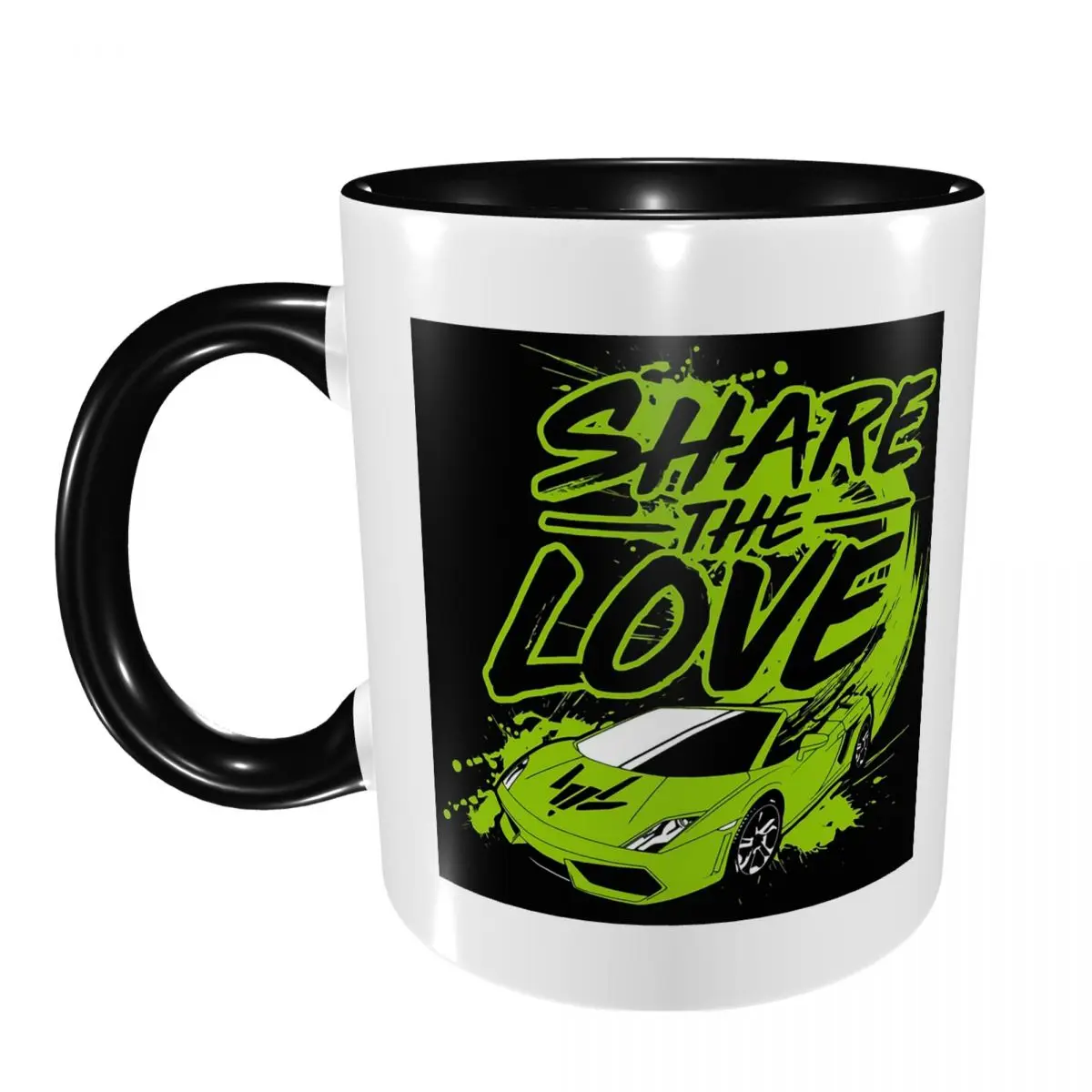 Youth Share The Love Mug Funny Ceramic Coffee Cups Tea Mugs Milk Cup Drinkware Gifts for Woman Man