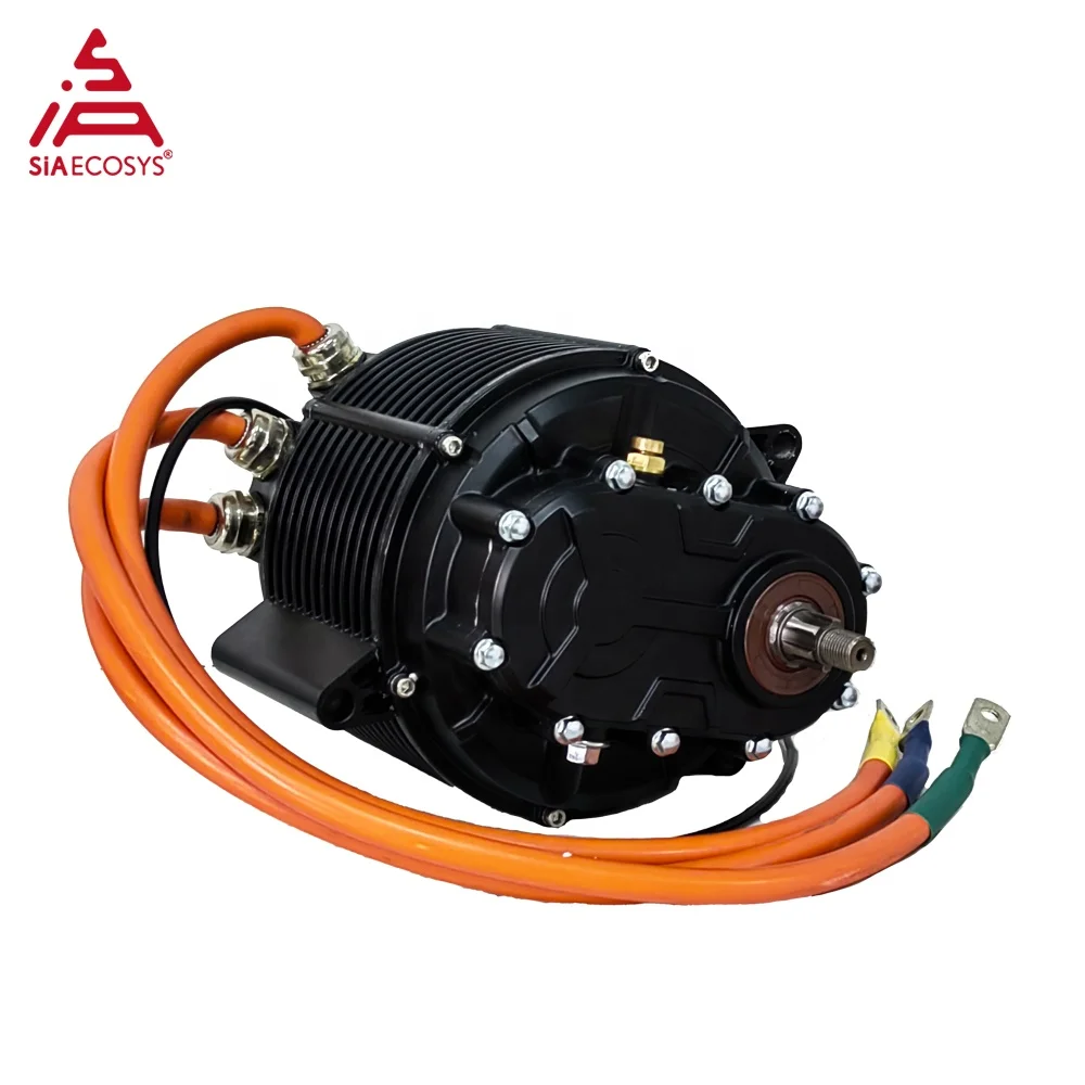 New Arrival QS165 60H 10kW IPM PMSM Mid Drive Motor with 1:2.37 Gearbox for Off-road Dirtbike and Lightbike