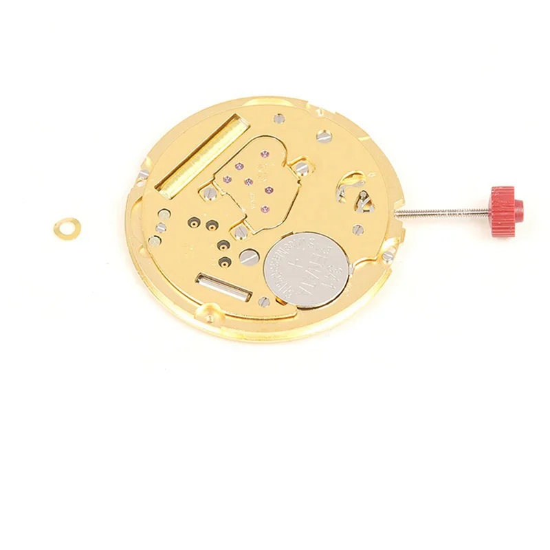 A79U-For RONDA Replacement Movement With Hour Wheel Spring 3 O'clock Calendar Two And A Half Hands Quartz Movement