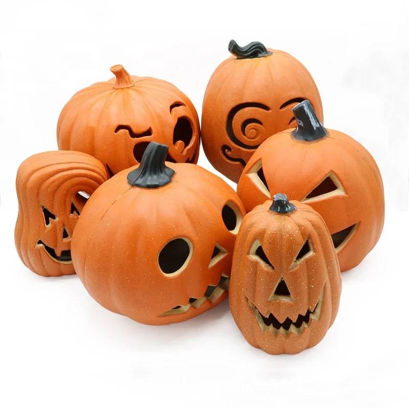 

Jack-o-lantern LED Party Decorations Halloween Scene Layout Decoration Luminous Small Halloween Ornaments Pumpkin Lantern