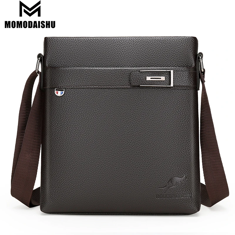 Fashion Men\'s Handbag Shoulder Bag Vintage Trends PU Leather Retro Messenger Bag Stylish Casual Male Crossbody Shoulder Bag