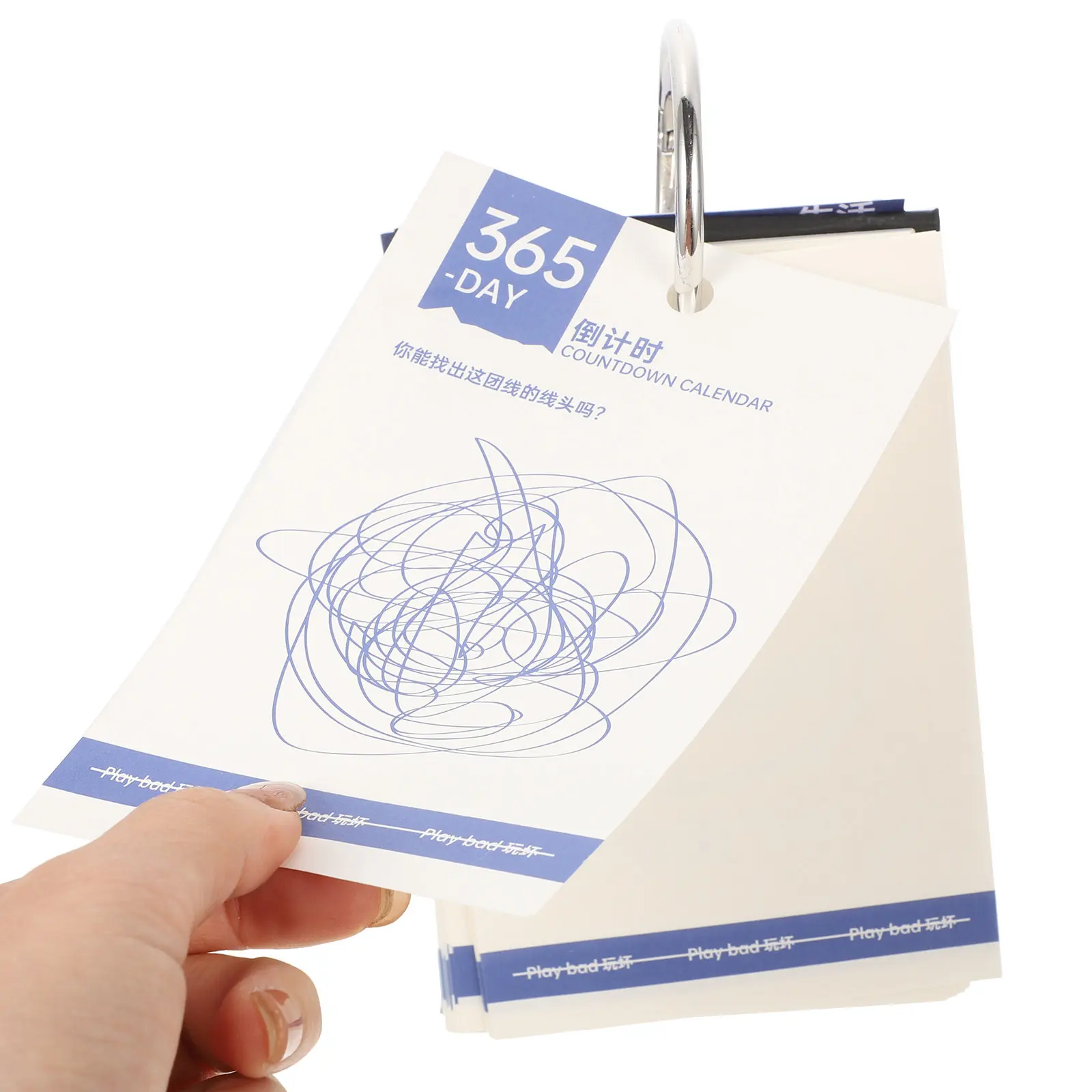 

Funny Desk Countdown Calendar Tearable DIY Decompression Desktop Planner Daily Tear-Off Pages Creative Design Desk Calendar