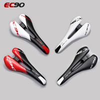 EC90 Bicycle Saddle Men Gel Comfort Bikes Cushion Ultra Light Steel Rail Hollow Design MTB Road Bikes Seat Racing Cycling Parts