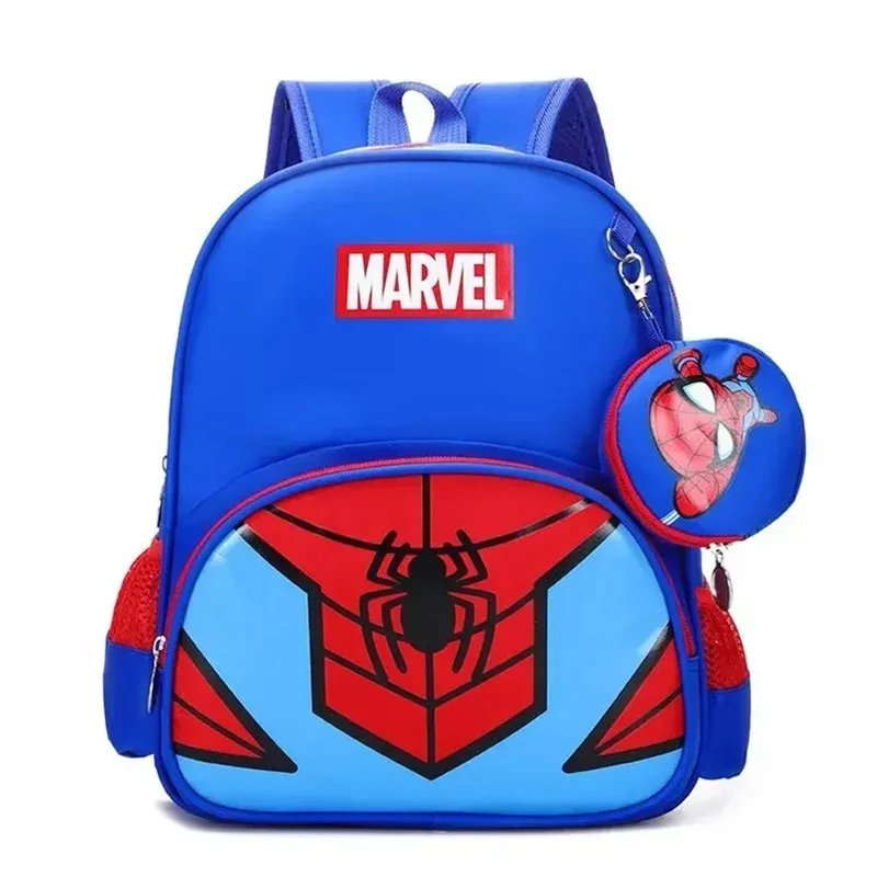 Spiderman Backpacks Super Heroes Student School Bag Cartoon 3d Stereo Kindergarten Backpack Children\'s Travel Children\'s Gift