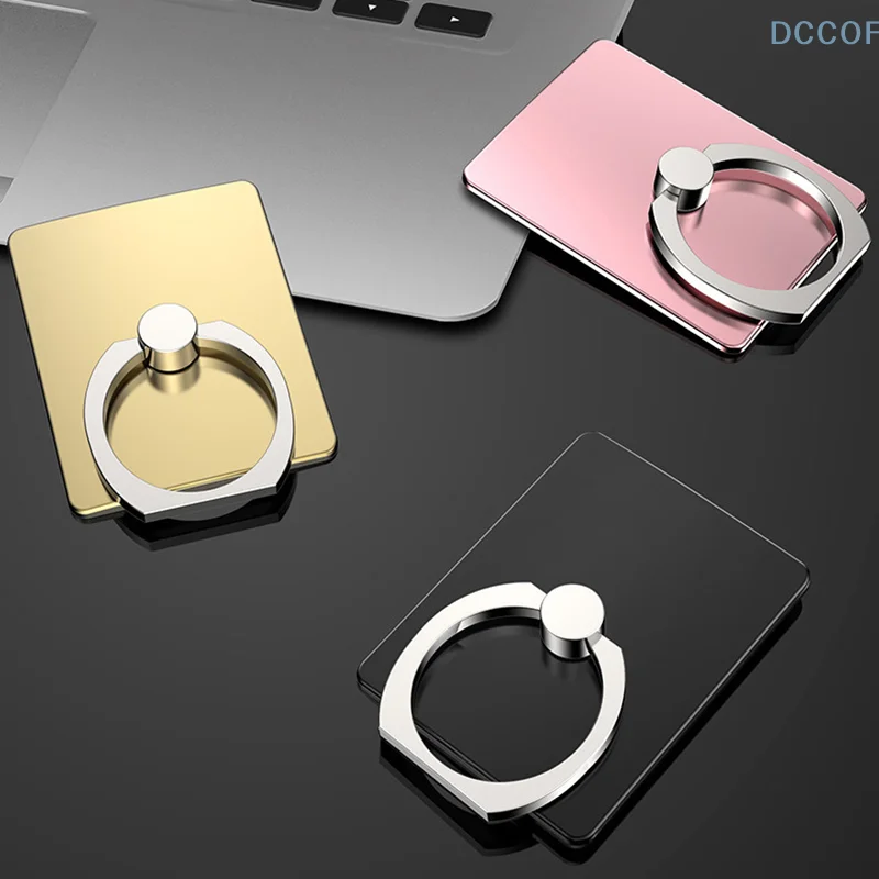 

360° Degree Rotating Phone Holder Stand Bracket Finger Ring Round Smartphone Cellphone Ring Holders Mount Accessories
