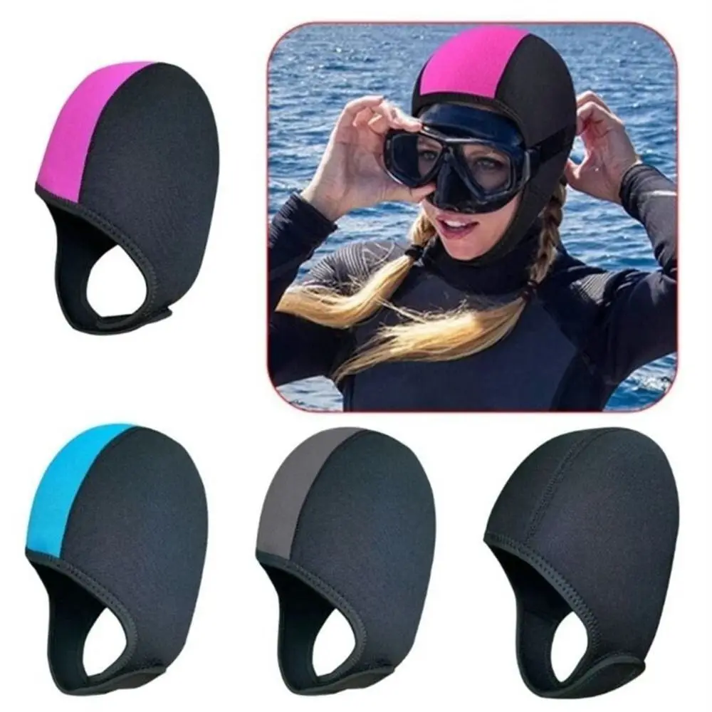 novo-bone-de-mergulho-em-neoprene-touca-de-natacao-em-nylon-espesso-25mm-protetor-de-ouvido-subaquatico-para-homens-e-mulheres