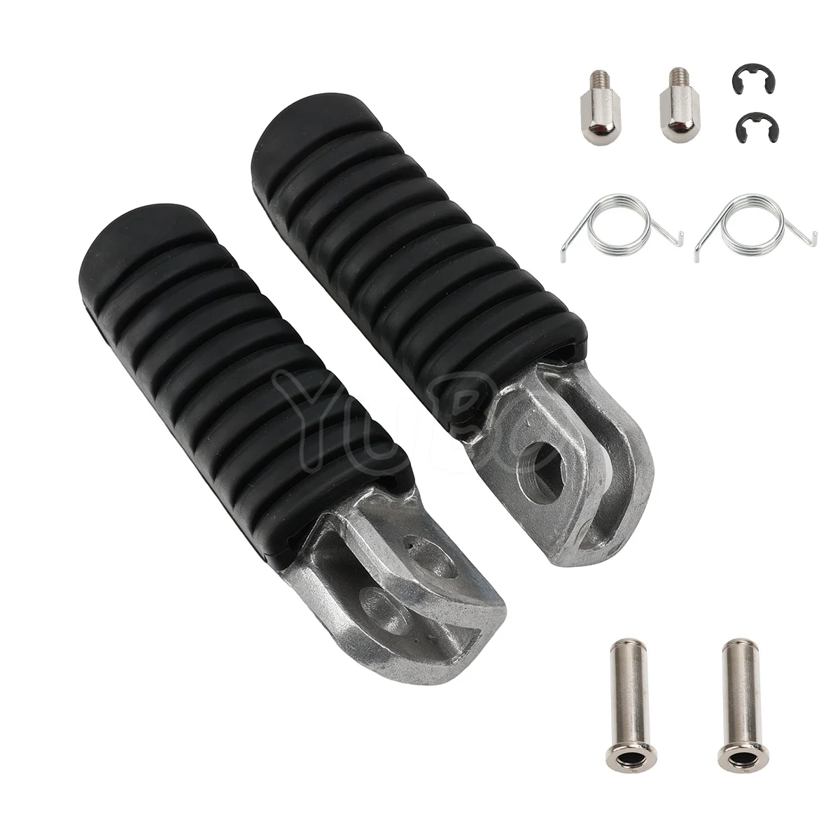 Motorcycles A Pair Front Foot Rests Pedal For Kawasaki ZRX400 ZRX1100 ZRX1200 ZX9R Z750 ZZR1100 Z1000 EX250 NINJA 250R 2008-2013