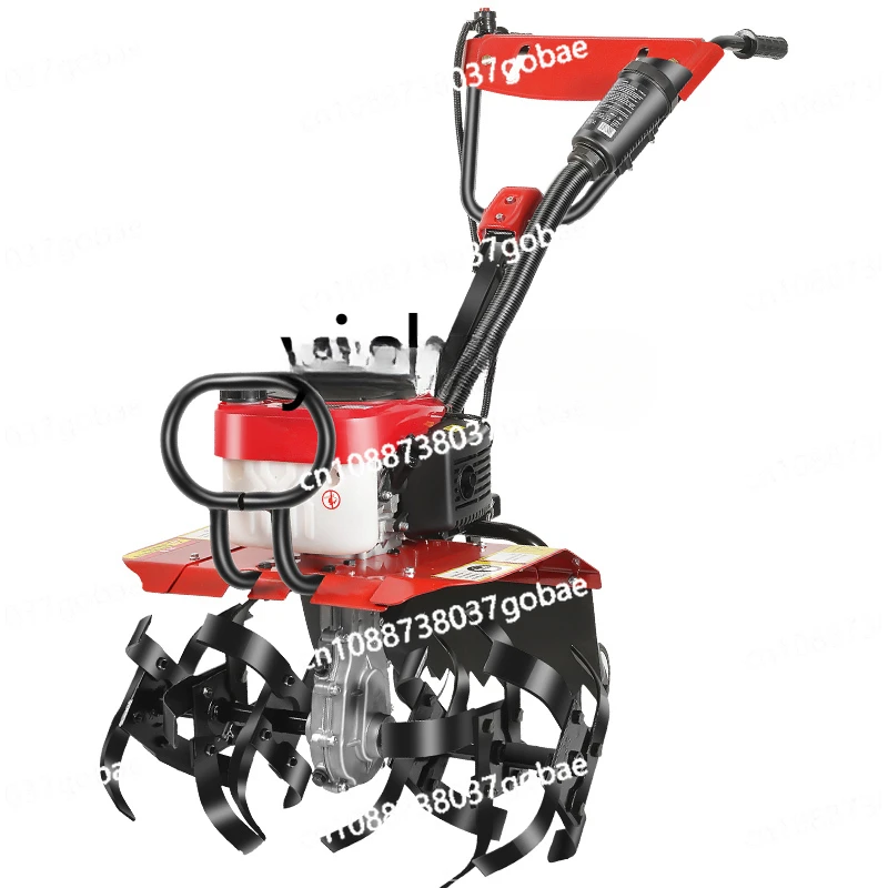 YY Micro-Tiller Four-Stroke Small Soil Loosening Agricultural Furrow Rotary Tiller