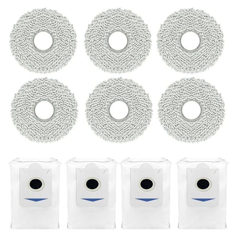 

ABUD-подходит для Ecovacs X5 PRO, аксессуары для подметальных роботов, швабра, мешок для пыли, расходные материалы для швабры, боковая роликовая щетка, фильтрующие элементы