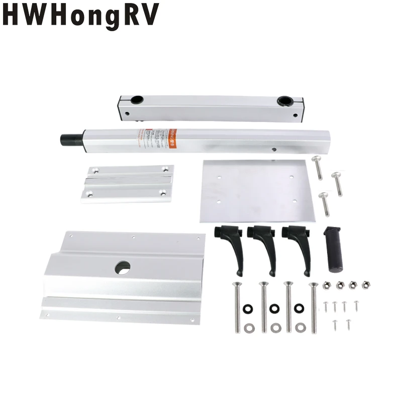 HWHongRV Height Adjustable Campervan Table Leg with swivel of table mount for the RV & Marine is made of Aluminum Alloy