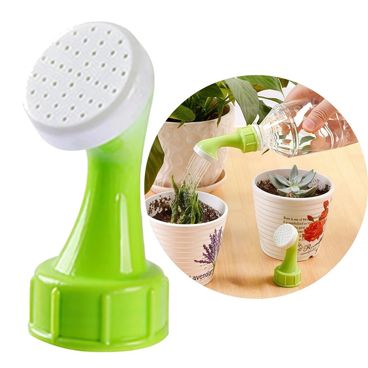

1/3 pcs Household Garden Spray Waterer Sprinkler Portable Plant Garden Watering Nozzle Tool Glass&Bottle Watering Nozzle