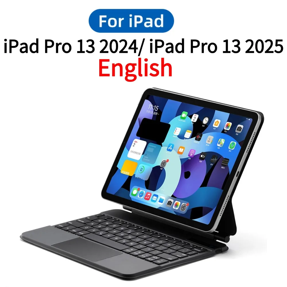 TouchPad Magic Keyboard case For iPad 10th Generation 11th A16 Smart Cover For iPad Air 13 M2 M3 M4 2026 Smart Cover ﻿