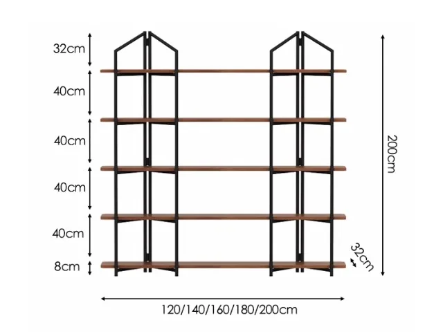 

wood bookshelf porch multi-layer storage display shelf living room against the wall floor wrought