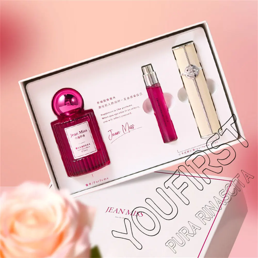 Brand Original Perfume Women 62ml Pheromone Perfumes De Mujer Gift Box 3pcs Set Hombre Parfums Homme Men Cologne Floral Scent