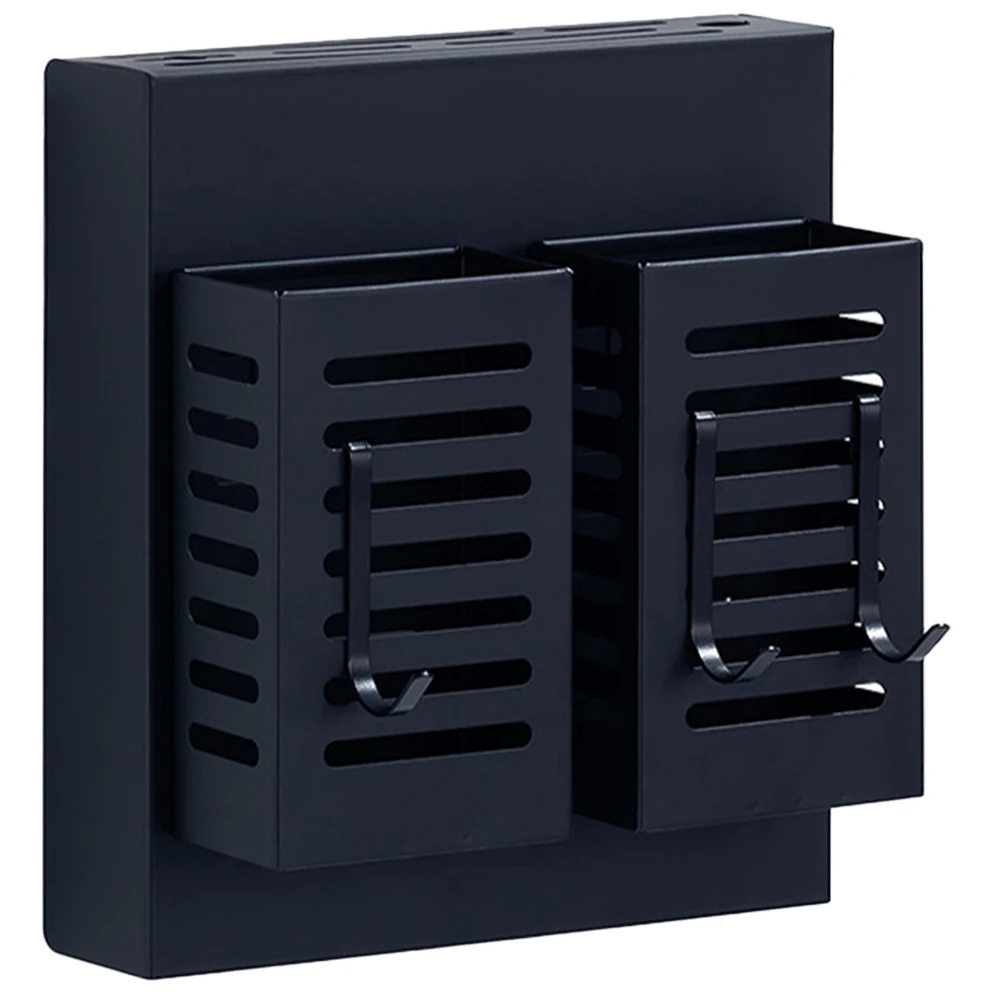 

Stainless Steel Kitchen Storage Mounted Cutlery Holder With Hooks Knife Organizer Corrosion Resistant Space Saving