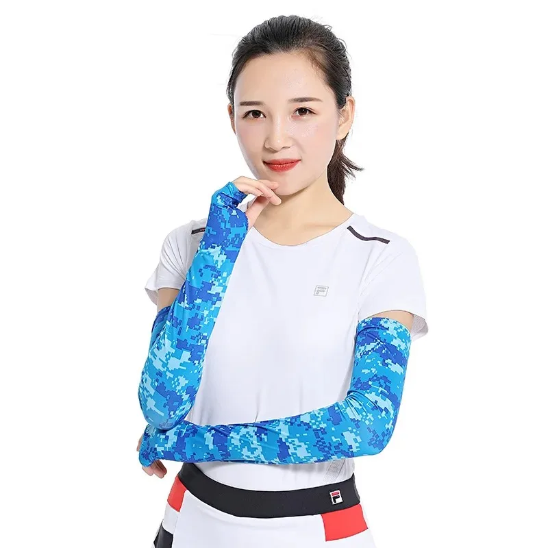 أكمام حماية من الشمس لركوب الدراجات في الهواء الطلق، موسعة وممتدة، أكمام ذراع الدراجة الصيفية، أكمام المشي لمسافات طويلة وصيد الأسماك، أكمام باردة #2