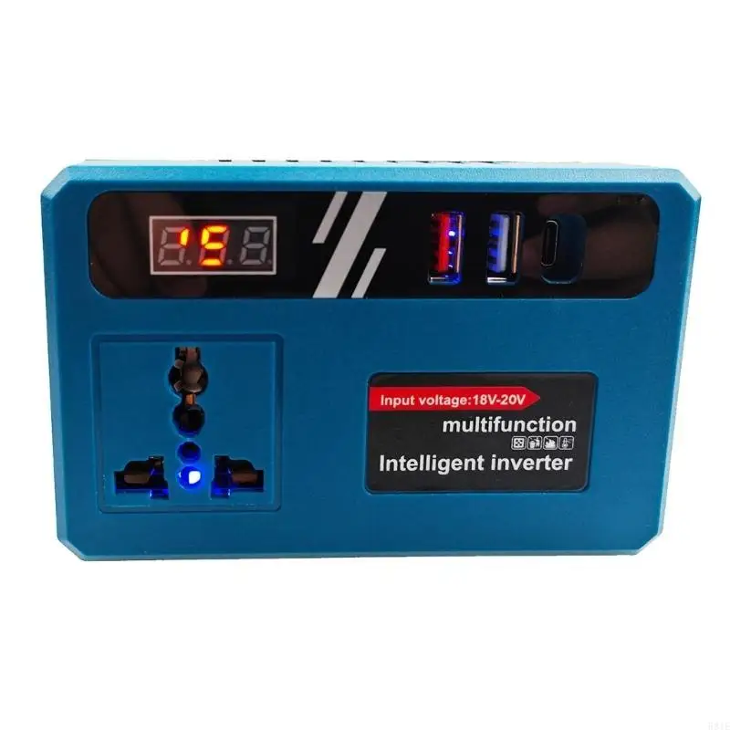 581E 18-21V To 220V Power Supply Inverter Converter Double USB Interfaces