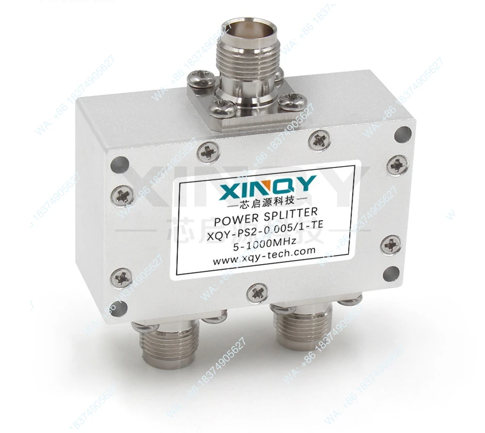 1pcs One point two tnc power divider, 5-1000MHz combiner, low frequency short wave two-way 1G 50 ohm