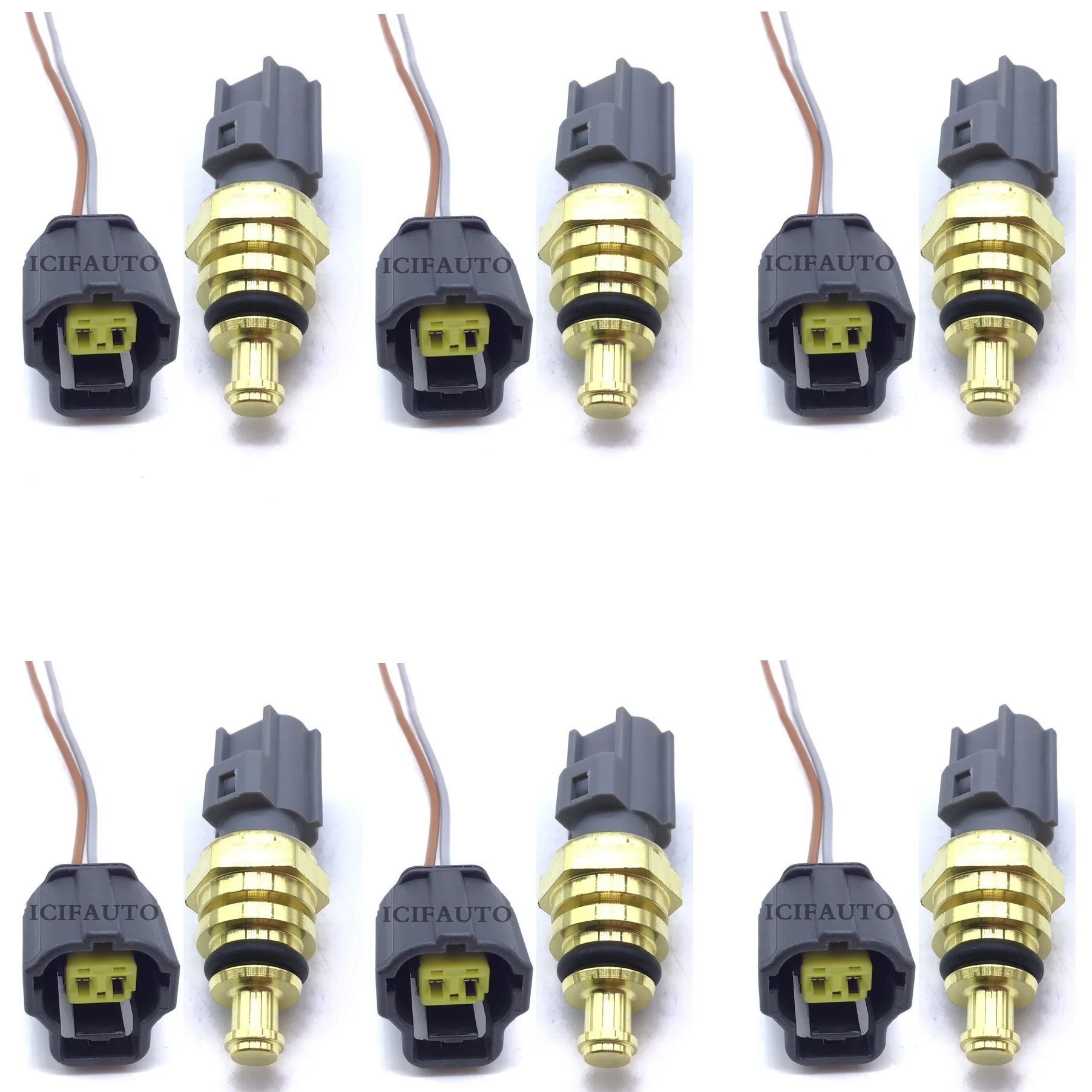 1/6 مجموعات مستشعر درجة حرارة سائل تبريد المحرك لفورد ميركوري مازدا رينو #2