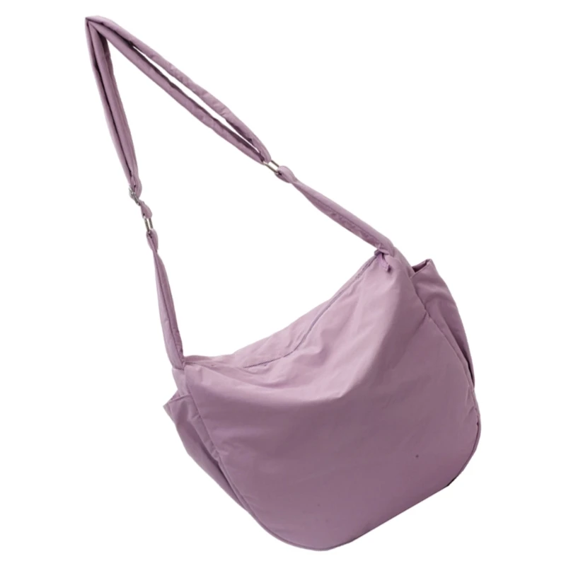 Practical Nylon Shoulder Bag for Everyday Essential with Organizational Pockets