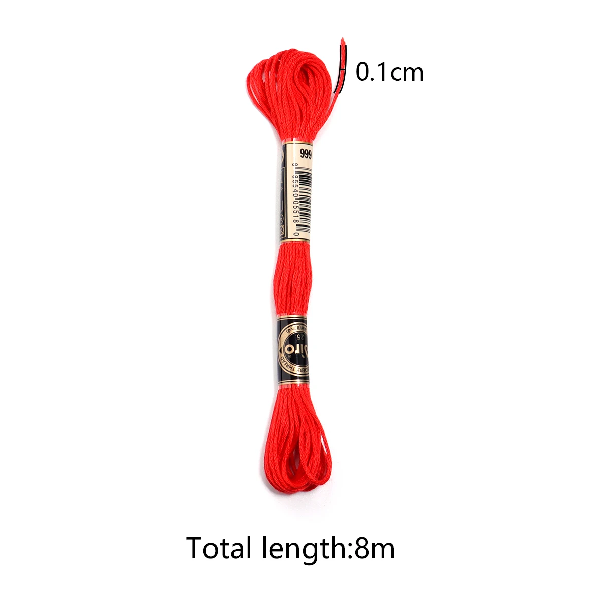 6Pcs/Lot Multicolor Polyester Embroidery Thread Cross Stitch Floss Threads Cotton Sewing Skeins Skein Kit DIY Sewing Tool