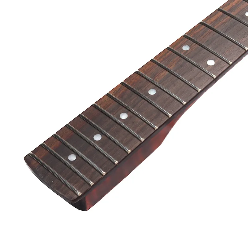 22Frets Tiger Flame Maple With Rosewood Fingerboard DIY Guitar Neck Glossy Paint Musical Instrument Accessories