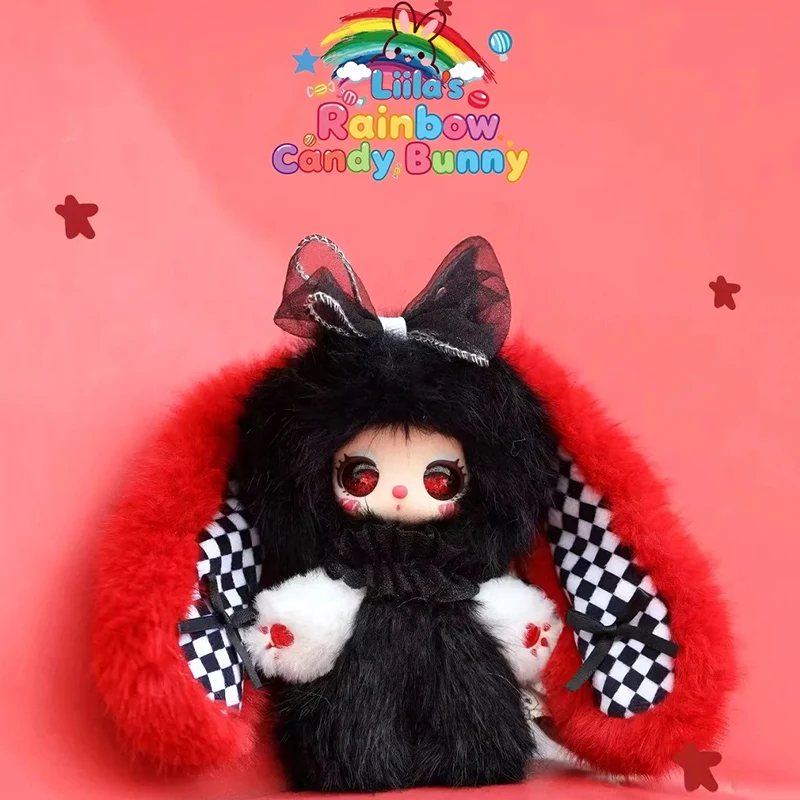 

Genuine Liila Skittles Rabbit Blind Box Series Cute Pendant Keychain Decoration Children's Birthday Gift Mystery Box