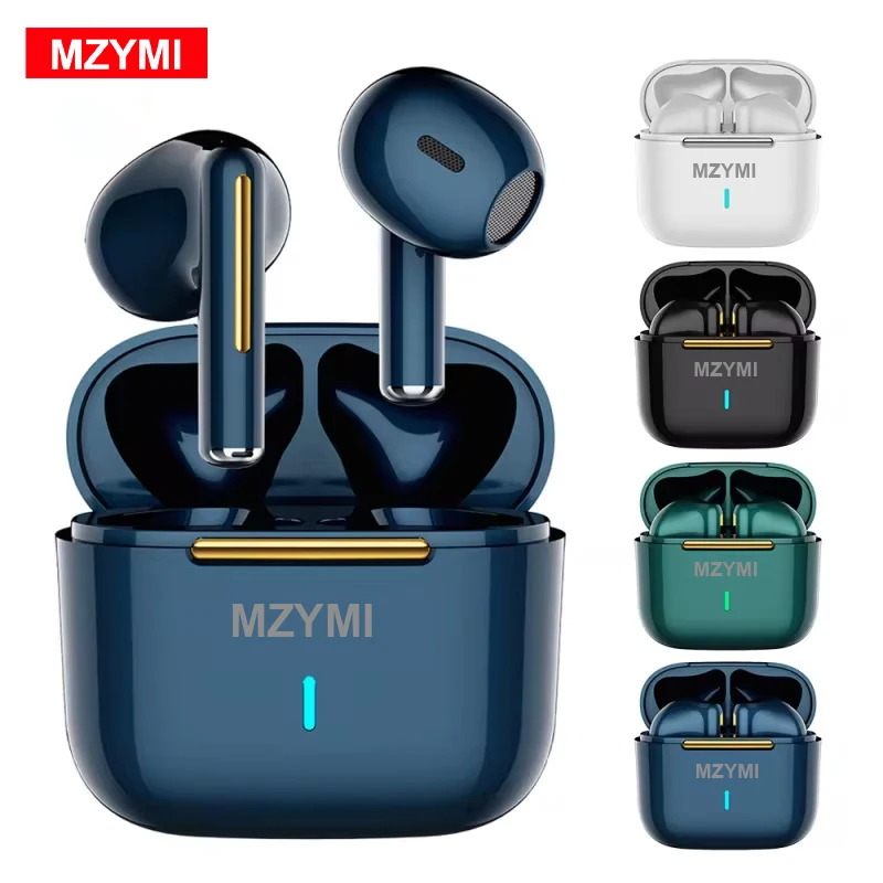 

MZYMI H6 Earphones Bluetooth Headphones 9D High Quality TWS Touch Control Earbuds Sports Game Noise Headset Waterproof Earphones