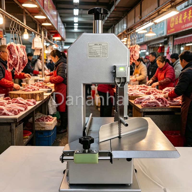 Mini Desktop Meat Cutting Machine Factory Direct Sales Commercial Bone Saw for Pork Trotter And Rib Cutting