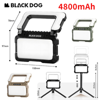 Naturehike BLACKDOG Tactical Folding Lantern Outdoor Emergency Camping Tent Atmosphere LED Light Ultralight Double-Sided Lamp