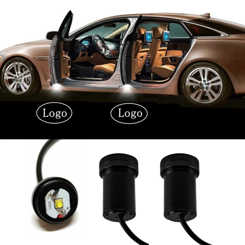 

2PCs Car Door Light LED Welcome Laser Projector Logo Lamp Backlight For ALL Car Models Courtesy Ghost Shadow Lights