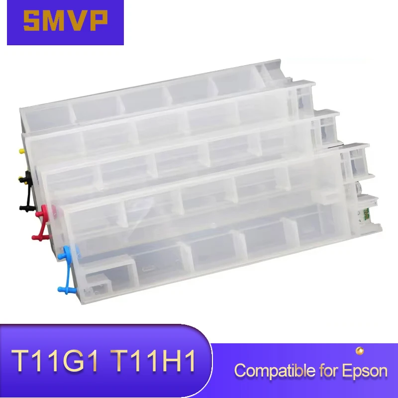 

Новый пустой пополняемый картридж T11G1 T11G2 T11H1 T11F2 с чипом для Epson WF-C5890 C5890 C5390, европейские принтеры