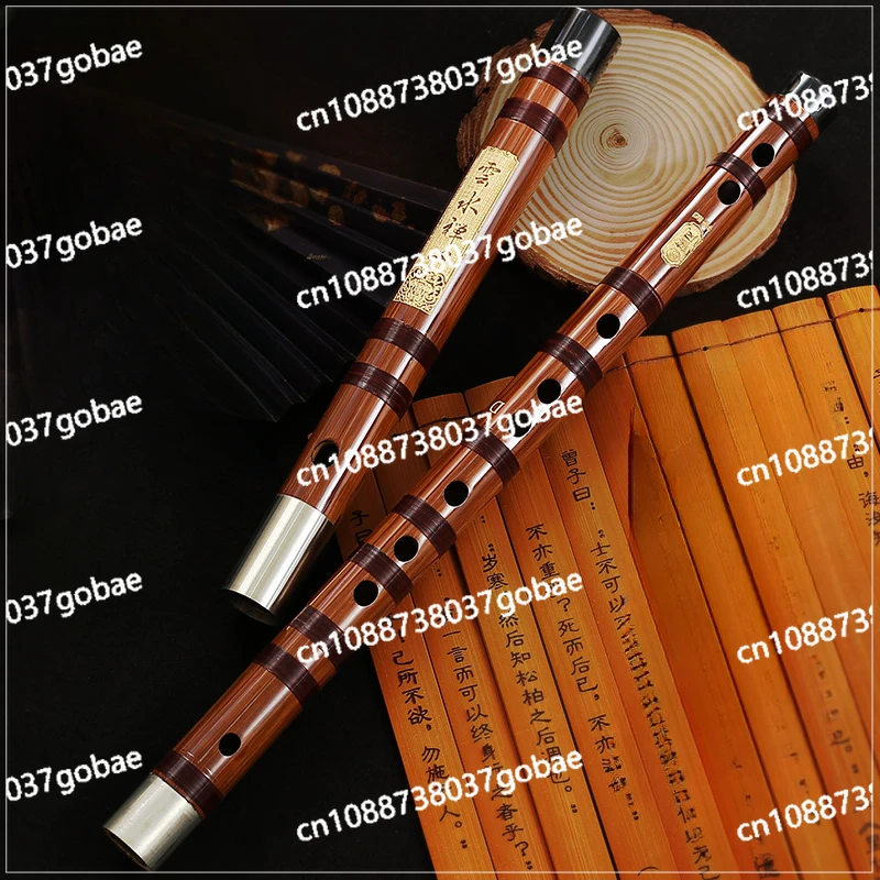 Professional Flute Beginner Zero Basic Bamboo Flute Introduction Bitter Bamboo F Playing Grade C Adult E Children's G Fife Flute