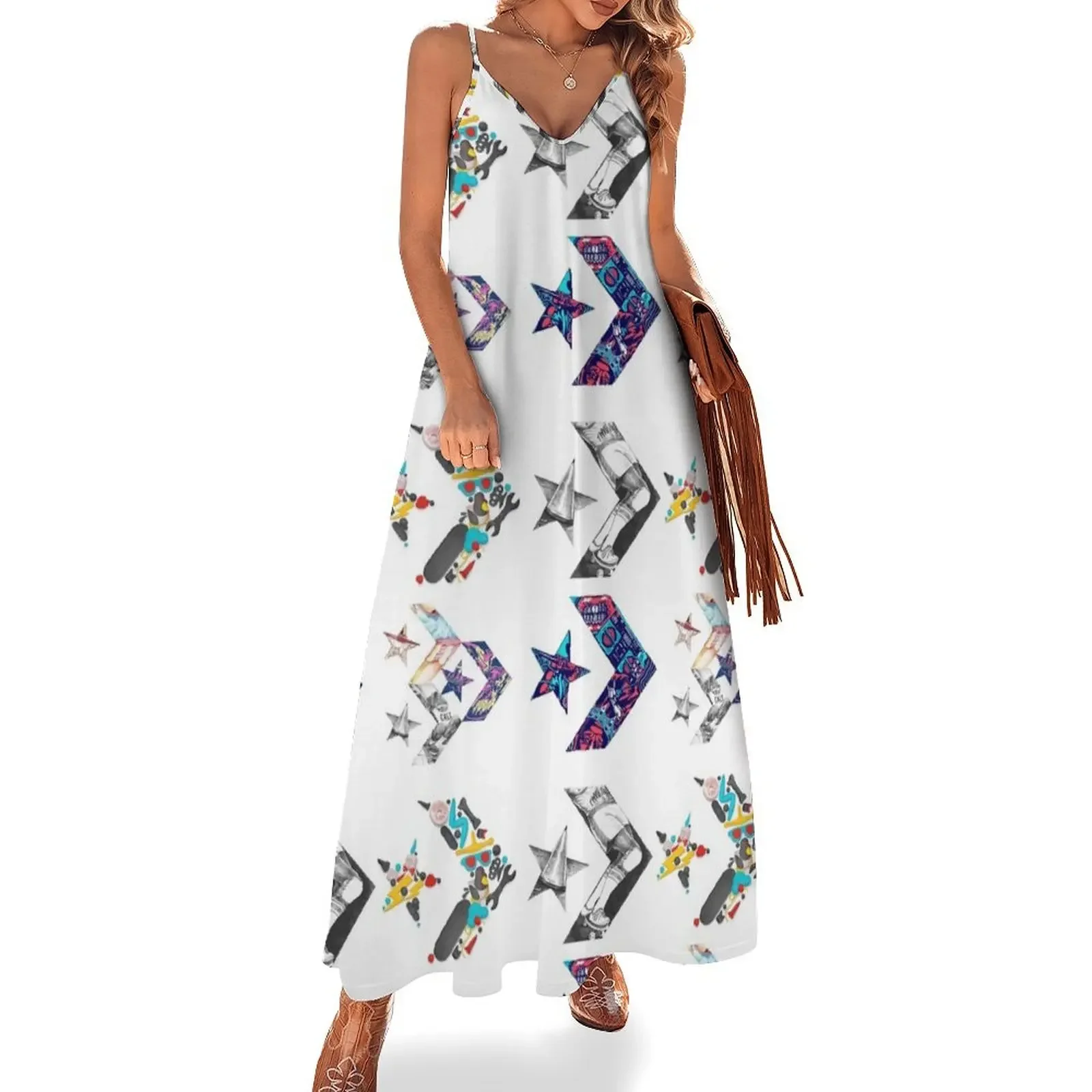 

Con-verse Sleeveless Dress women clothing 2025 new arrivals dress women summer dress women elegant luxury Woman fashion