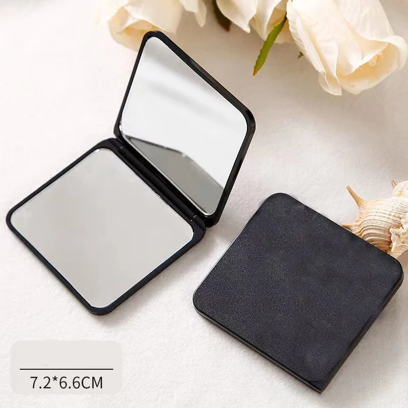 Travel Mirror Stylish Cute Foldable Double-Sided Mirror Lightweight Compact Mirror for Gift For Girls