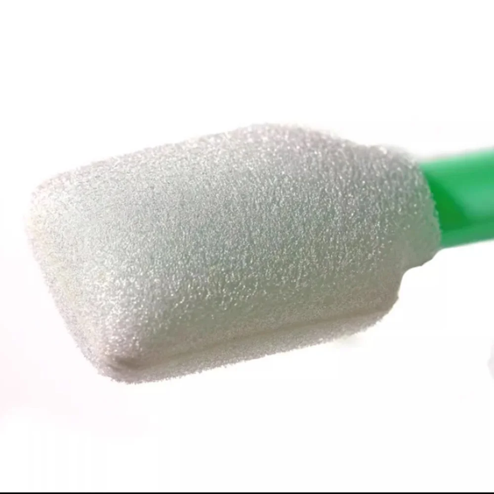 50Pcs Rectangular Sponge Stick Printhead Cleaning Swab Lint Free Cleanroom Foam Swab For Inkjet Printer Cleaning Tool TX712A