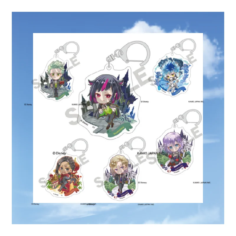 

Charm New Acrylic 6cm keychain Twisted Wonderland HD Figure Scary Ver Anime Toy Desktop Ornament Collection Fans Gifts
