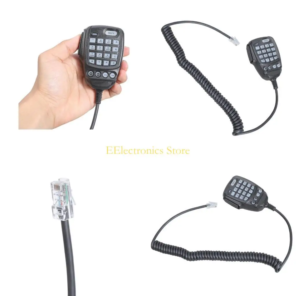 

B03C Сильный PU, обернутый микрофон, водонепроницаемый IP54, микрофон, микрофон ABS, подходящий для FTM-300DR