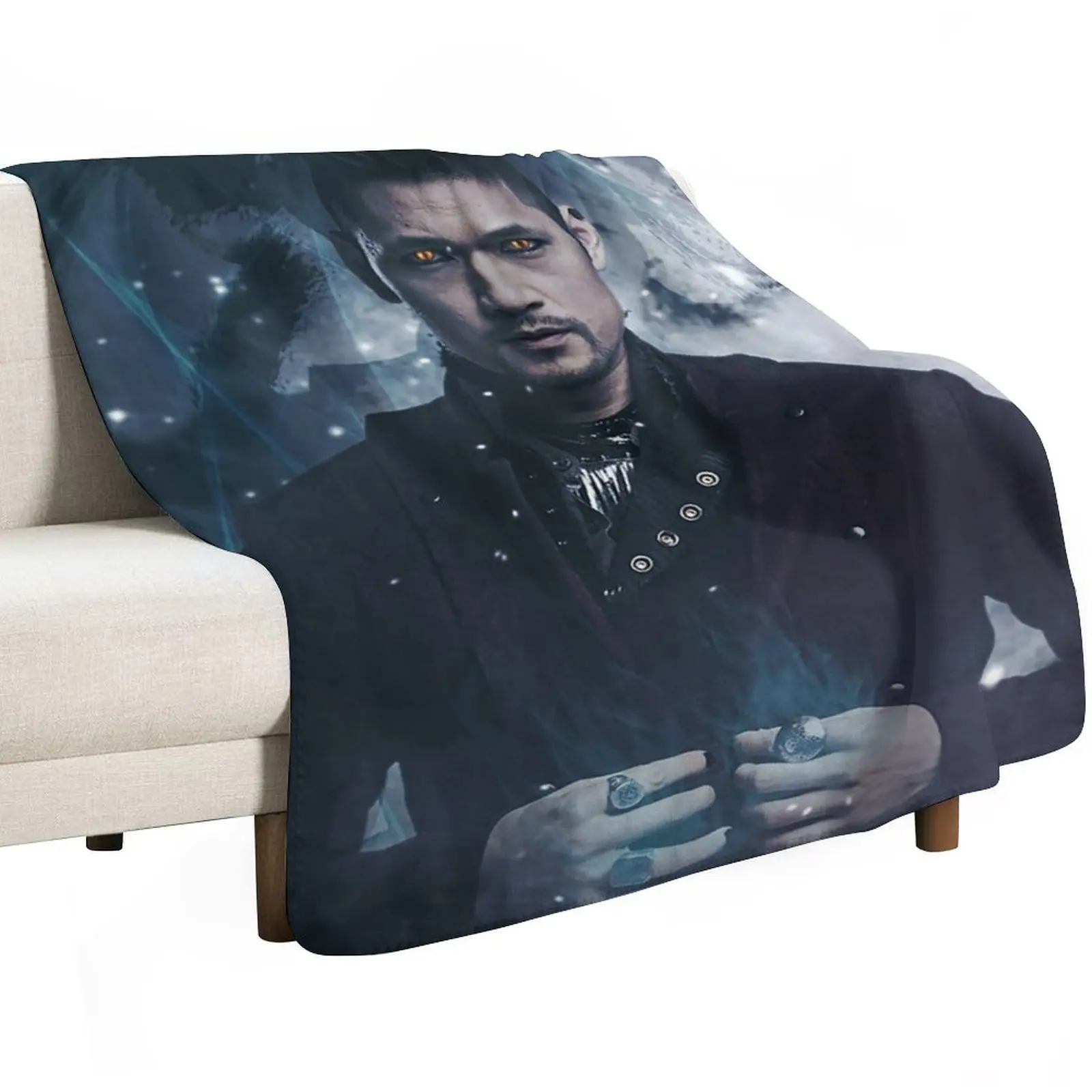 Dark Magnus Throw Blanket Luxury Designer Soft Decorative Throw Sofa Soft Plush Plaid wednesday Blankets