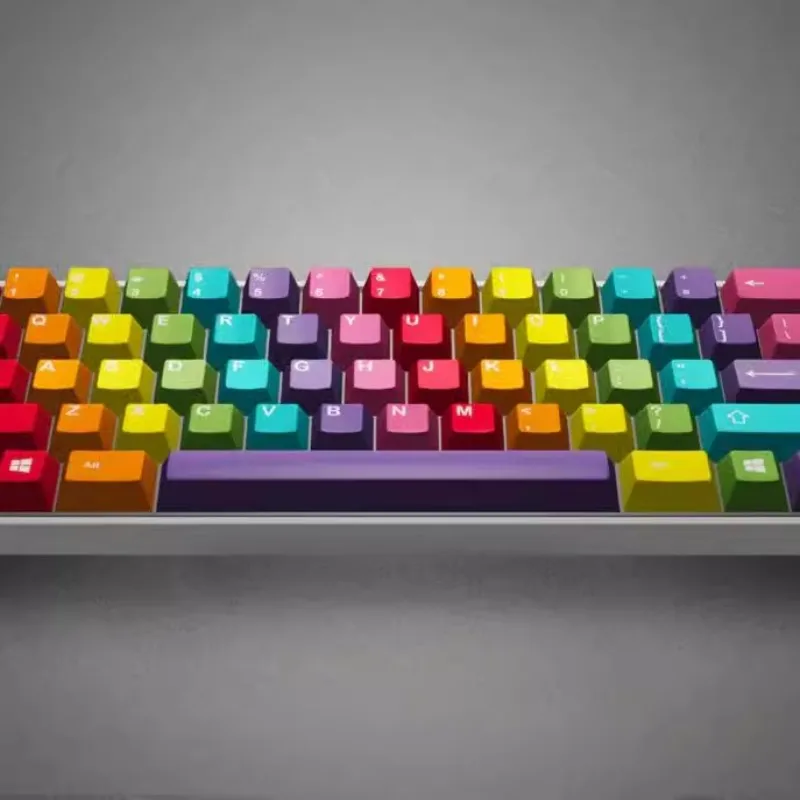 

GMK Rainybow Keycaps 135 Keys PBT Keycap Cherry Profile Keyboard Keycaps for Mechanical Keyboard Gaming Accessories Custom Gift