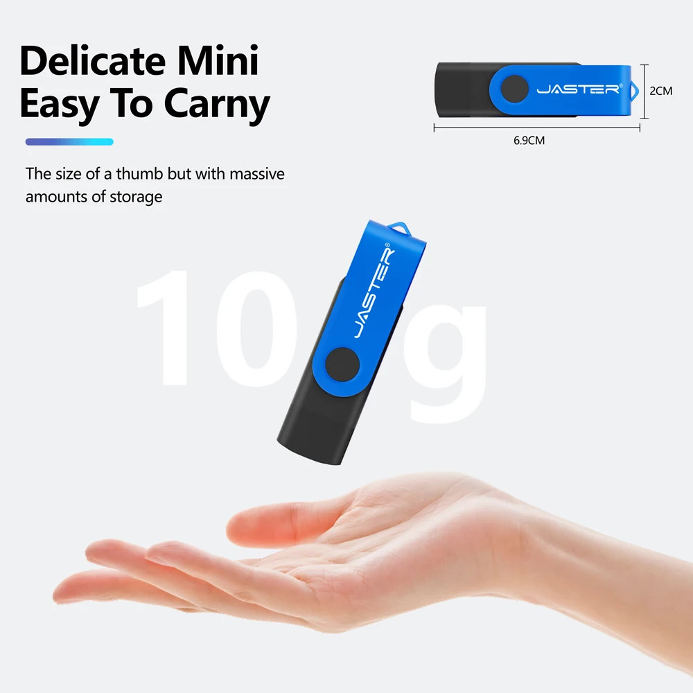 TYPE-C USB3.0 Free Custom Logo Plastic USB Flash Drive 128GB 64GB 32GB Blue Memory Stick Creative Gift 16GB 8GB 4GB for Laptop