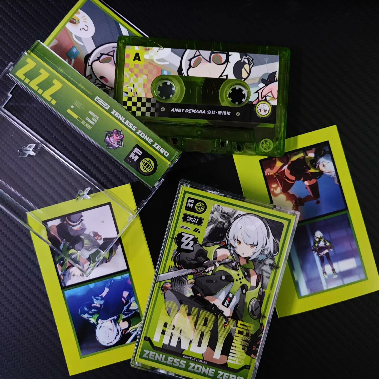 لعبة Zenless Zone Zero Sam Slade شريط الموسيقى Anby Demara OST ألبوم كاسيت كوسبلاي وكمان مسجل صندوق المسارات الصوتية للسيارة هدايا