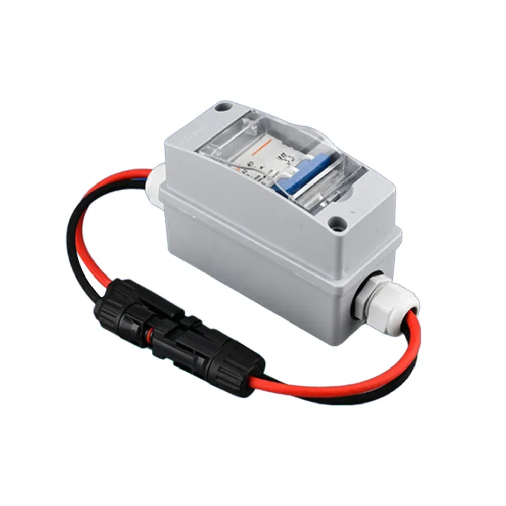 IP65 Outdoor Solar Disconnect Switch 32Amp DC500V Circuit Breaker for RVs and Solar Installations with Accessories