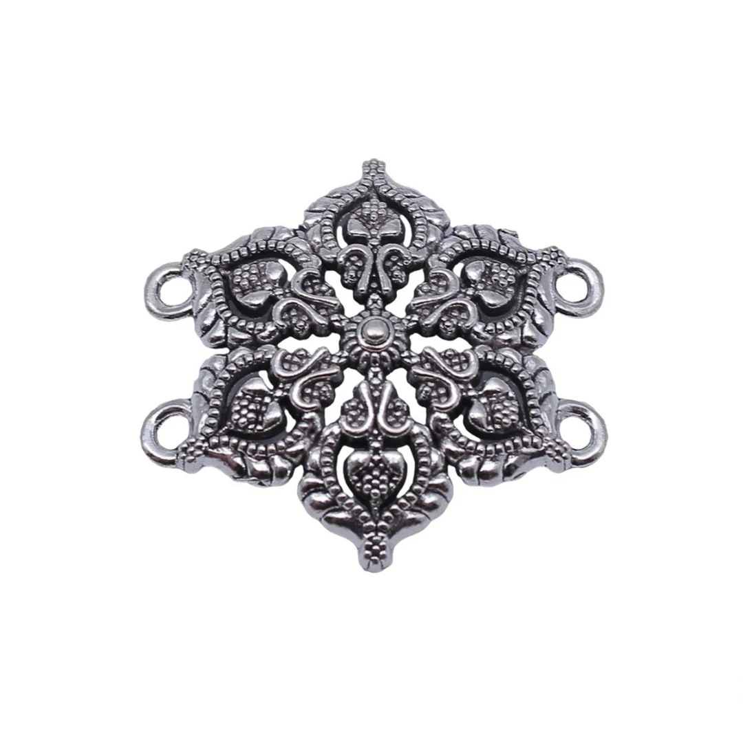 

8pcs 36x35mm Zinc alloy metal tibetan silver,antiqued bronze plated connector T1174 for jewelry making