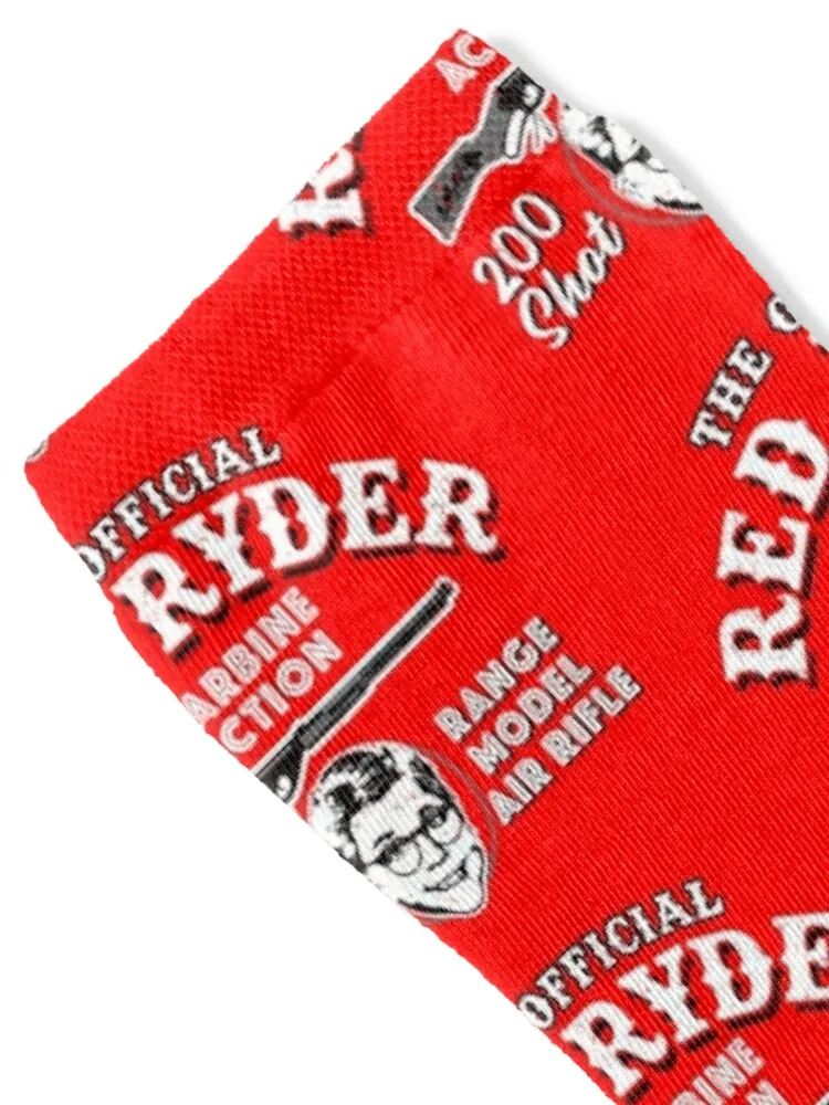 Red Ryder Official Carbine Action 200 Shot Range Model Air Rifle Christmas Story Socks cool Socks Men's Women's