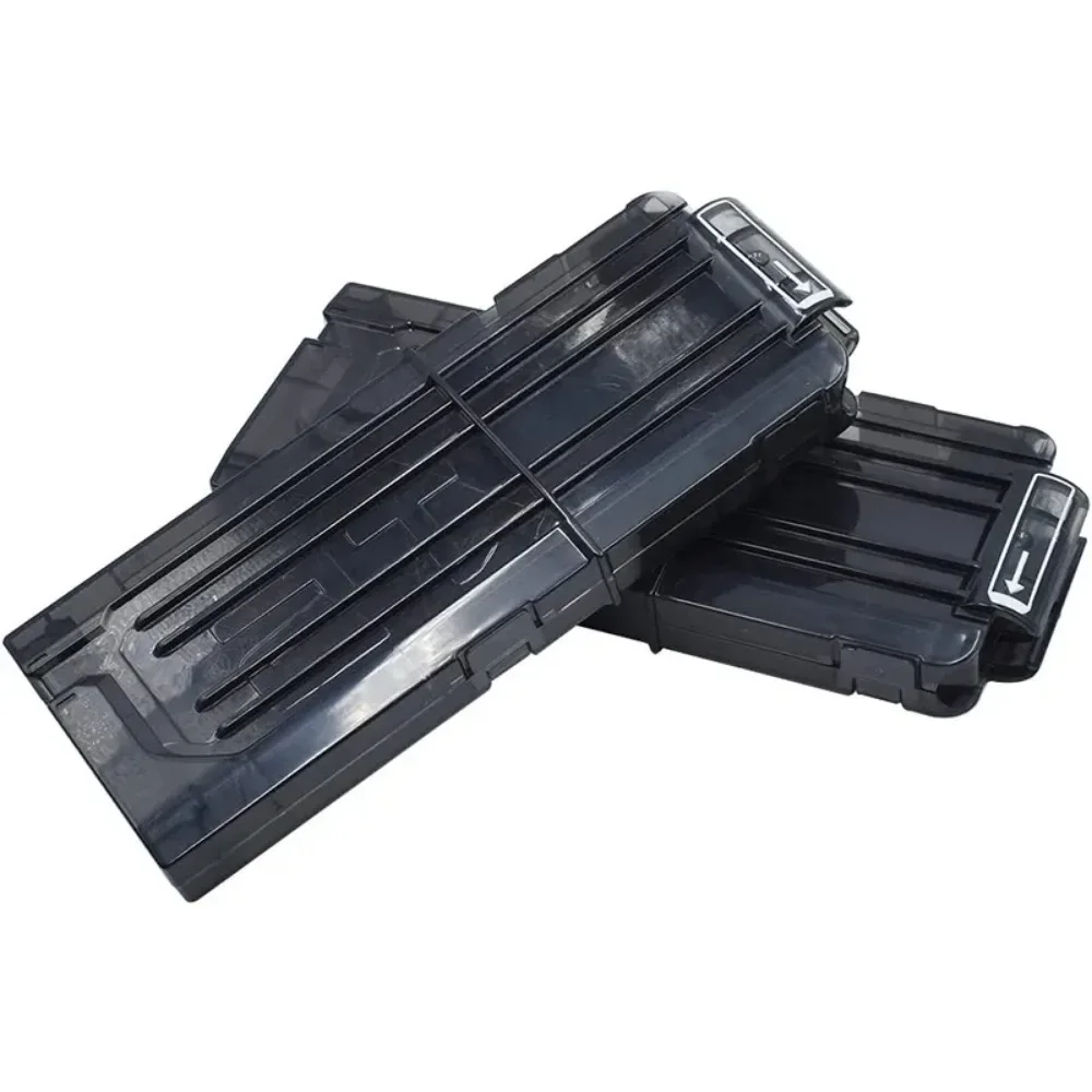 Bullet Clips 1/4 Pack 12 Darts Quick Reload Clips Magazine Clips for Nerf N-Strike Elite Blaster (Black)