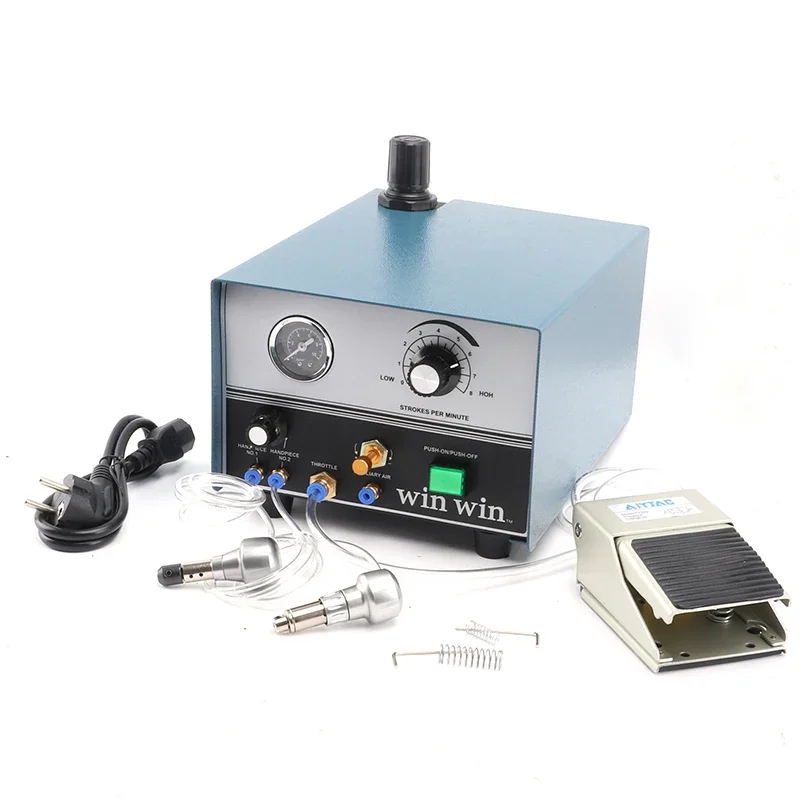 High Quality Graver Helper Pneumatic Engraving Machine with Two Handpieces Jewelry Tools & Equipment 110V/220V