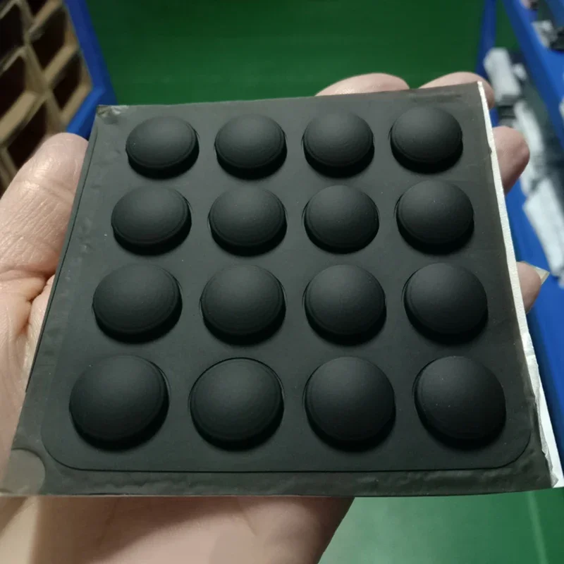 Dia 99-179mm Round Self Adhesive Backing Silicone Rubber Furniture Pads Anti-Slip Shock-Absorbing Cushion Cabinet Feet Spacer